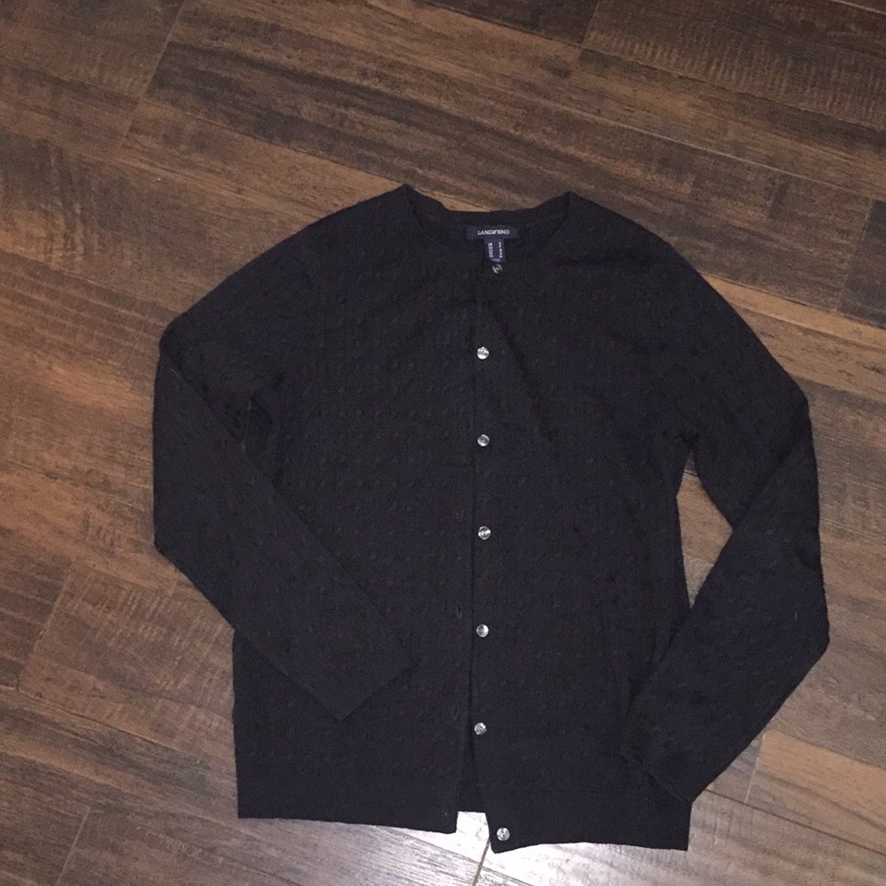 Offers welcome. Like New Lands End cardigan.💕